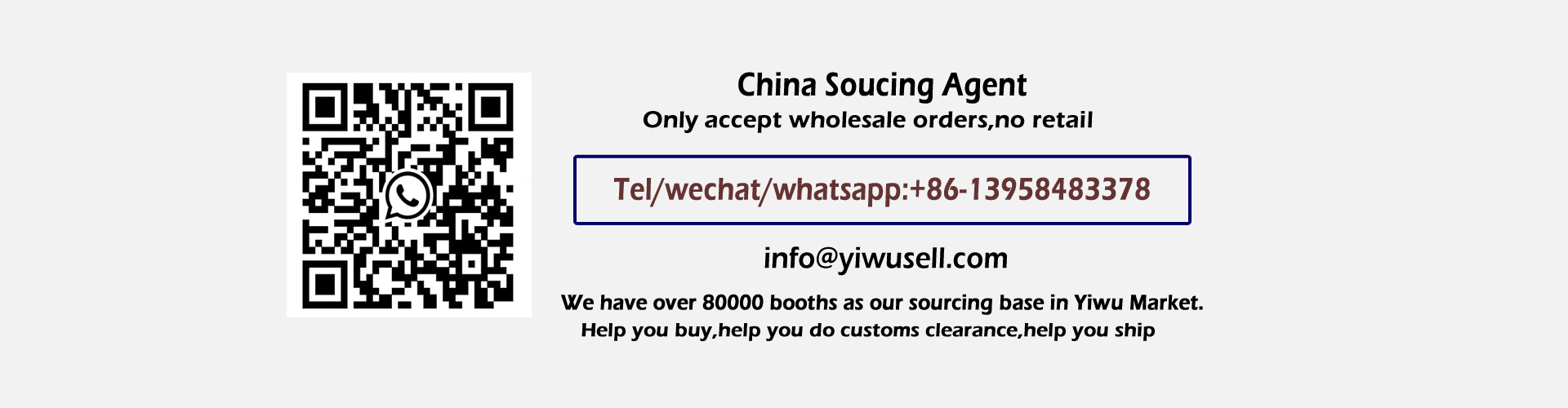 YiwuSell.com-Your reliable sourcing agent in Yiwu International Trade City of China.